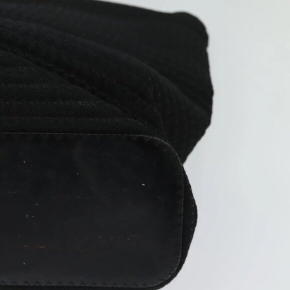 GUCCI Bamboo Hand Bag Canvas 2way Black Silver 002 2058 0439 5 Auth BA3352 - Picture 5 of 16